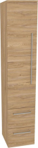 Mereo Bino, koupelnová skříňka vysoká 163 cm, levá, Multidecor, Jasan horský CN697JASH