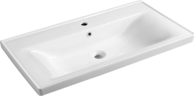 Aqualine SAVA 90 keramické umyvadlo nábytkové 90x46cm, bílá 2090