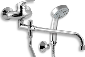 Novaservis Vanová paneláková baterie 100 mm Metalia 57 chrom 57037,0