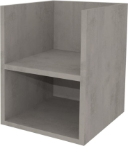 Mereo Aira, koupelnová skříňka 40 cm, spodní, Multidecor, Chromix stříbrný CN795SACST