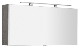 Sapho CLOE galerka s LED osvětlením 120x50x18cm, dub stříbrný CE120-0011