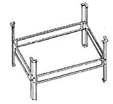SMAVIT Podpěrná konstrukce k vanám V105x65 a V105x70 PIED 105