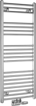 Aqualine ALYA otopné těleso rovné 500x1188mm, středové připojení, chrom LLS302