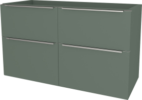 Mereo Mailo, koupelnová skříňka 121 cm, chrom madlo, Multidecor, Zelená Verde CN593SZEV1