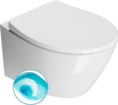 GSI MODO závěsná WC mísa, Swirlflush, 37x52cm, bílá ExtraGlaze 981611