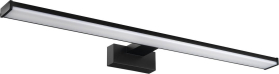 Sapho CHICAGO XL LED svítidlo, 600x120mm, 12W, 230V, IP44, plast, černá mat AU470