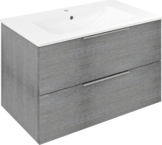 Sapho CIRASA umyvadlová skříňka 79, 8x52x46cm, dub stříbrný CR801-1111