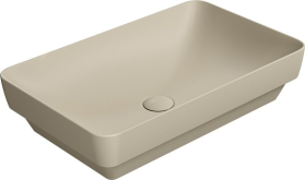 GSI PURA keramické umyvadlo na desku 60x38cm, creta mat 883708
