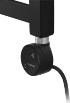 Sapho MOA topná tyč s termostatem a bluetooth, 600 W, černá MOA-B-600