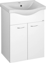 Aqualine KERAMIA FRESH umyvadlová skříňka 51, 1x74x34cm, bílá 50057