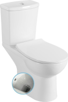 Sapho KAIRO CLEANWASH WC kombi s bidet. sprškou, zadní odpad, bílá PC106