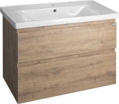 Aqualine ALTAIR umyvadlová skříňka 86, 5x60x45cm, dub emporio AI390