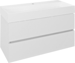Sapho ODETTA umyvadlová skříňka 95x50x43, 5cm, bílá lesk DT100-3030