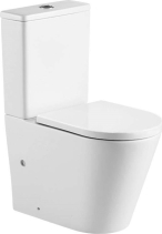 Mereo WC kombi vario odpad, kapotované, Smart Flush RIMLESS, 605x380x825mm, keramické, vč. sedátka VSD91T2