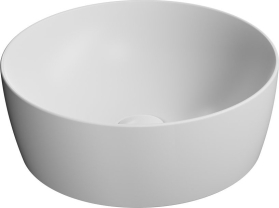 GSI NUBES keramické umyvadlo na desku průměr 40cm, bílá mat 903909