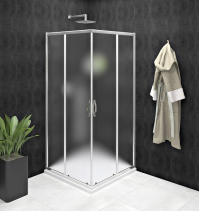 Gelco SIGMA SIMPLY čtvercový sprchový kout 800x800 mm, rohový vstup, sklo Brick GS2480GS2480