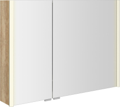 Sapho ALIX galerka s LED osvětlením 96x70x17, 5cm, dub alabama AX196-0022