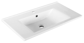 Aqualine ZUNO 75 keramické umyvadlo nábytkové 75x45cm, bílá 9075