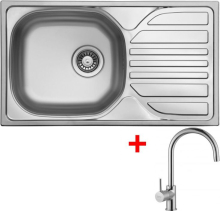 Nerezový dřez Sinks COMPACT 760 V+VITALIA CMM7605VVICL