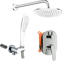 Mereo Sprchový set s dvoucestnou podomítkovou bateríí CB650SE1