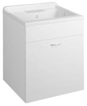 Aqualine Plastová výlevka se skříňkou 60x50 cm, včetně sifonu PI6050-01