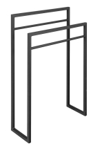 Sapho SKA stojan na ručníky 550x790x200mm, černá mat SKA301