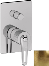 Sapho BEBÉ podomítková sprchová baterie, 2 výstupy, bronz BB042/18