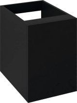 Sapho TREOS skříňka spodní dvířková 35x53x50, 5cm, pravá/levá, černá mat TS035-3535