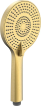 Sapho Ruční masážní sprcha, 3 režimy sprchování, silikon trysky, průměr 120mm, ABS/zlato mat SK879GB