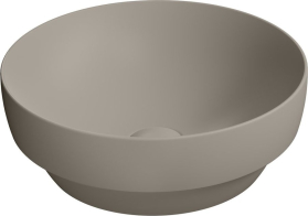 GSI PURA keramické umyvadlo na desku, průměr 40cm, tortora mat 884605