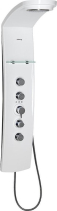 Polysan LUK termostatický sprchový panel 250x1300mm, bílá 80312