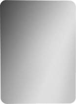 Sapho ISHAPE zrcadlo s broušenou hranou 60x80cm, zakulacené rohy, CU free AG468