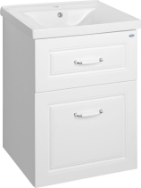 Aqualine FAVOLO umyvadlová skříňka 52x72, 5x44cm, bílá mat FV255
