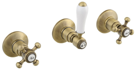 Sapho ANTEA podomítková sprchová baterie, 2 výstupy, bronz SET305-106