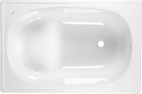 SMAVIT Sedací smaltovaná vana 105x70cm, bílá V105X70