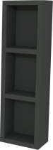 Mereo Aira, koupelnová skříňka 20 cm, horní, policová, Multidecor, Šedý antracit CN796SSEAN