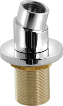 Sapho Sprchová průchodka na okraj vany s mezikusem F1/2"-M15x1, chrom 1205-41