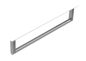 GSI KUBE X/NORM čelní držák ručníků 50cm, chrom PASAND50