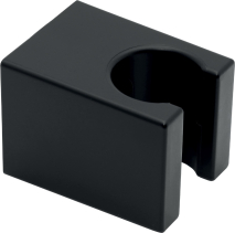 Novaservis Držák sprchy hranatý pevný, černý D/CUBE,5