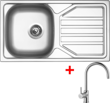 Nerezový dřez Sinks OKIO 780 V+VITALIA OK780VVICL