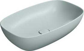 GSI NUBES keramické umyvadlo na desku 60x38cm, ghiaccio mat 978315