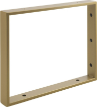 Sapho Podpěrná konzole 350x280x40mm, lakovaná ocel, zlato mat, 1 ks 30376