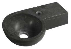 Sapho BLOK kamenné umývátko 40x23cm, antracit 2401-32