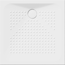 GSI Keramická sprchová vanička, čtverec 90x90x4cm, bílá ExtraGlaze 47090911