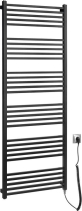 Sapho METRO-E elektrické otopné těleso rovné 600x1620 mm, 800 W, černá mat ME616B