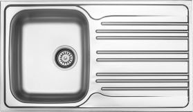 Nerezový dřez Sinks STAR 860 V 0,6mm matný STSSTM8605006V