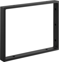 Sapho Podpěrná konzole 350x280x40mm, lakovaná ocel, černá mat, 1 ks 30375