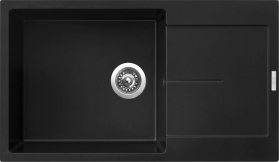 Granitový dřez Sinks ULTIMA 860 XXL Pureblack ACRUL860500X26