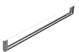 GSI CLASSIC čelní držák ručníků 60cm, chrom PACL60