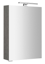 Sapho MIRRÓ galerka s LED osvětlením, 50x70x16cm, levá/pravá, dub stříbrný MC050-0011